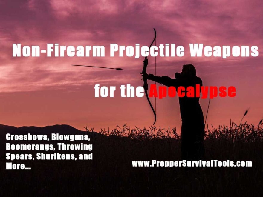 Non-Firearm Projectile Weapons, Crossbows, Blowguns, Boomerangs, Shurikens, Throwing Spears